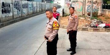 Jaga Jakarta On The Spot: Cegah 3C dan Tawuran, Polsek Bekasi Selatan Gelar Strong Point di Cikunir Raya
